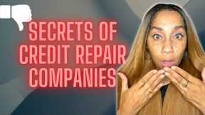 🤫The Secrets Credit Repair Companies Are Not Telling You!!! YOU MUST WATCH THIS VIDEO!😲