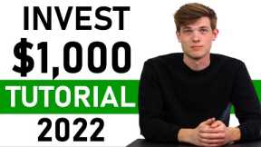 Stock Market For Beginners 2022 | How To Invest (Step by Step Tutorial)