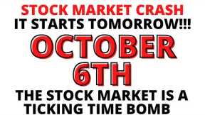 Stock Market CRASH:  It Starts Tomorrow October 6th 2022 -- You've Been Warned!!!  SPX QQQ Investing