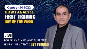 FIRST TRADING Day of the Week | Live Forex Trading & Coaching | Get Funded