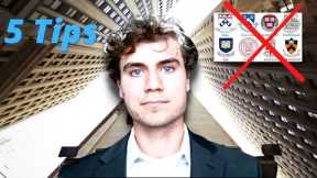 How to get Your Investment Banking Internship [Interview]