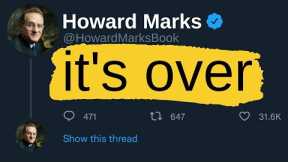 Howard Marks: A Once In 25 Year Stock Market Event Is Beginning