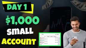 Day 1: Forex Trading Small Account 💥 \\ 2023