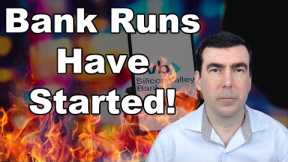 Widespread Panic Hits the Banks as Fears of a Systemic Liquidity Crisis Cause a Massive Bank Run