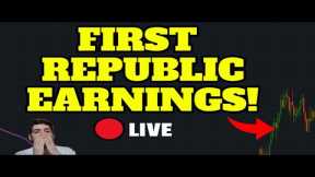 🔴WATCH LIVE: FIRST REPUBLIC BANK (FRC) Q1 EARNINGS CALL 4:30PM! | FULL REPORT
