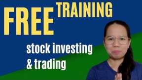 FREE Training That Can Help Your Stock Market Investing and Trading Journey EASIER (Part 1)