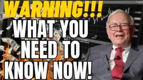 IS THIS A MASSIVE WARNING FROM WARREN BUFFETT? {STOCK MARKET CRASH INCOMING OR NOT?}