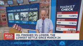 Jim Cramer breaks down four hurdles facing the stock market