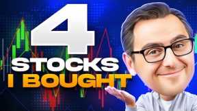 Portfolio Update: I Bought These 4 Stocks