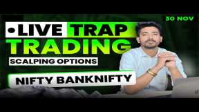 30 November Live Trading | Live Intraday Trading Today | Bank Nifty option trading live| Nifty 50 |