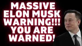 🔥🔥MASSIVE WARNING FROM ELON MUSK 🔥🔥 JIM CRAMMER DISAGREES (STOCK MARKET CRASH 2024) 🔥