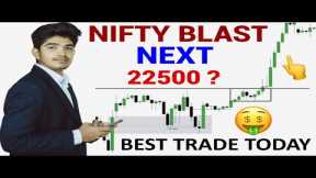 Nifty Blast, Next 22500 ? 🤝 🎉🥰 | Stock Market Live | #nbcc #irb #infibeam #sjvn #pfc #mmtc #ongc