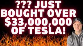 🚀🚀$33,000,000 WORTH OF TESLA JUST BOUGHT! TESLA STOCK PRICE PREDICTION UPDATE!  {How To Invest}