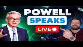 🔴WATCH LIVE: FED JEROME POWELL SPEECH 9:45AM! FOMC CHAIR SPEAKS BANKING