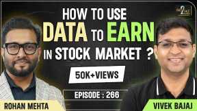 Learn Data-Driven Investing - Strategies for Stock Market Success !! #Face2Face with Rohan Mehta