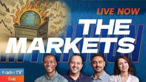🚨Market Crash LIVE: Tesla & Apple Tumble on Trump Tariffs❗ Bank Stocks Plunge | April 4 Live Trading