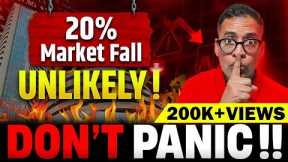 I'm Investing now as 20% Market Fall looks Impossible - Rahul Jain Analysis #marketcrash #portfolio
