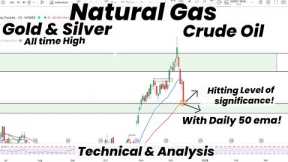 Natural Gas Hitting Level of Significance With Daily 50 Ema | Gold | Silver | Crude Oil | Forecast