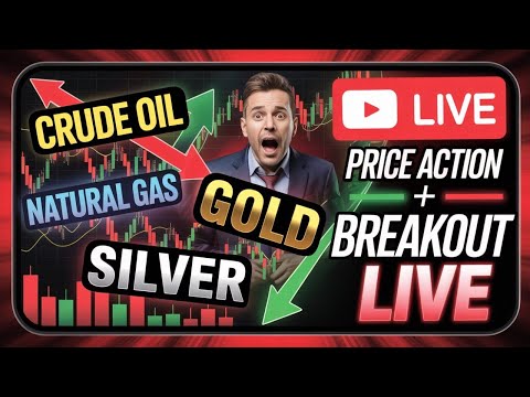LIVE MCX Commodity Market | Crude Oil, Natural Gas, Gold, Silver | Live Price Action