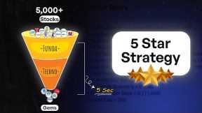 Filter Thousands of Stocks Using This 5 STAR Funda-Techno Strategy !